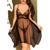 Penthouse Nuisette Naughty doll - Noire